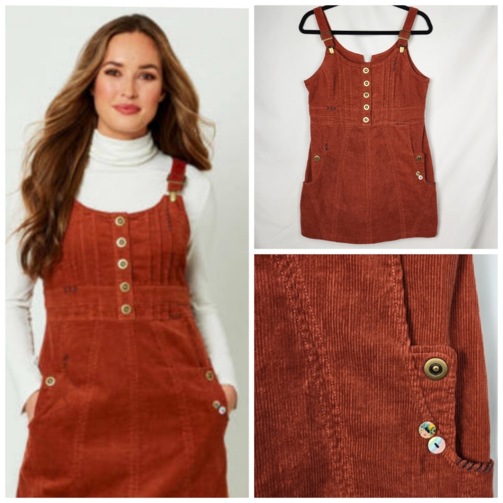 ModCloth Joe Browns Corduroy Tunic Mini Dress